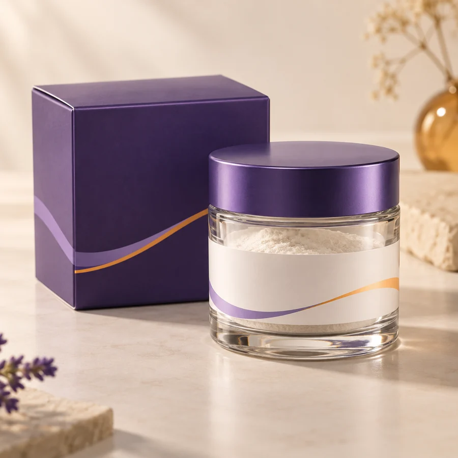 Acetyl Hexapeptide-1 cosmetic ingredient packaging illustration