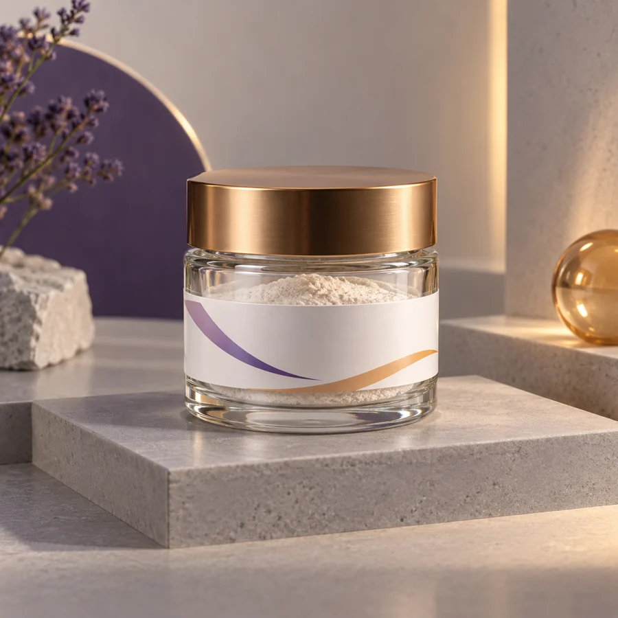 Acetyl Octapeptide-3 cosmetic ingredient packaging illustration