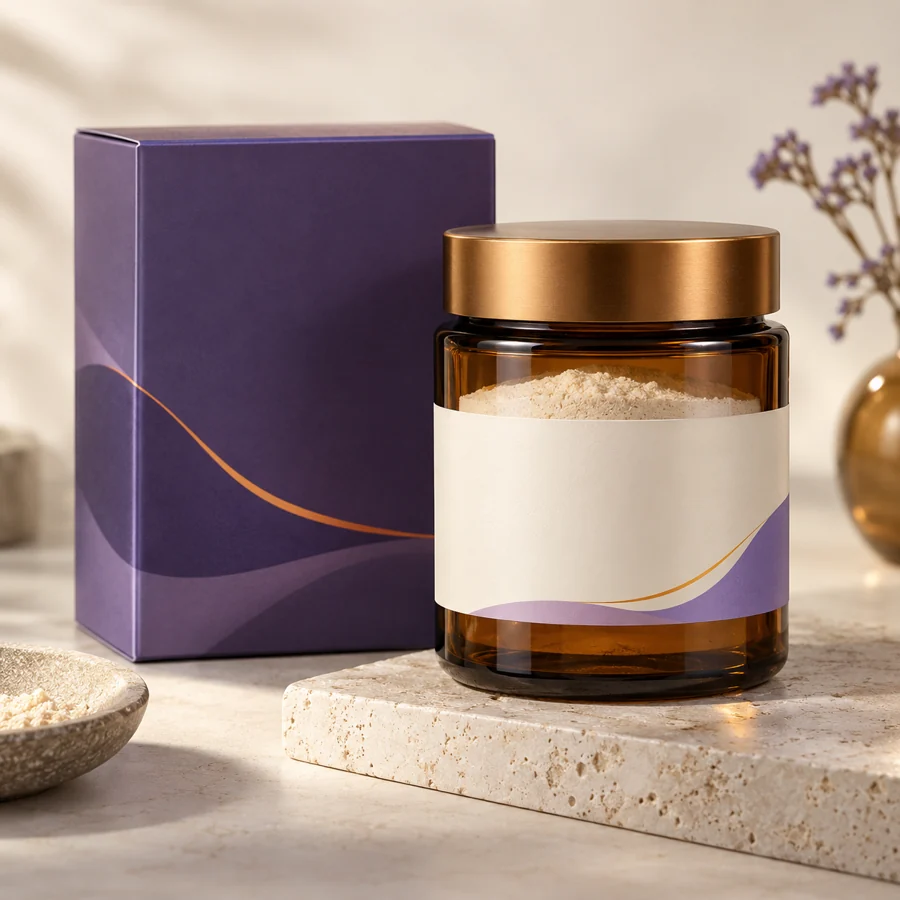 Acetyl Tetrapeptide-5 cosmetic ingredient packaging illustration