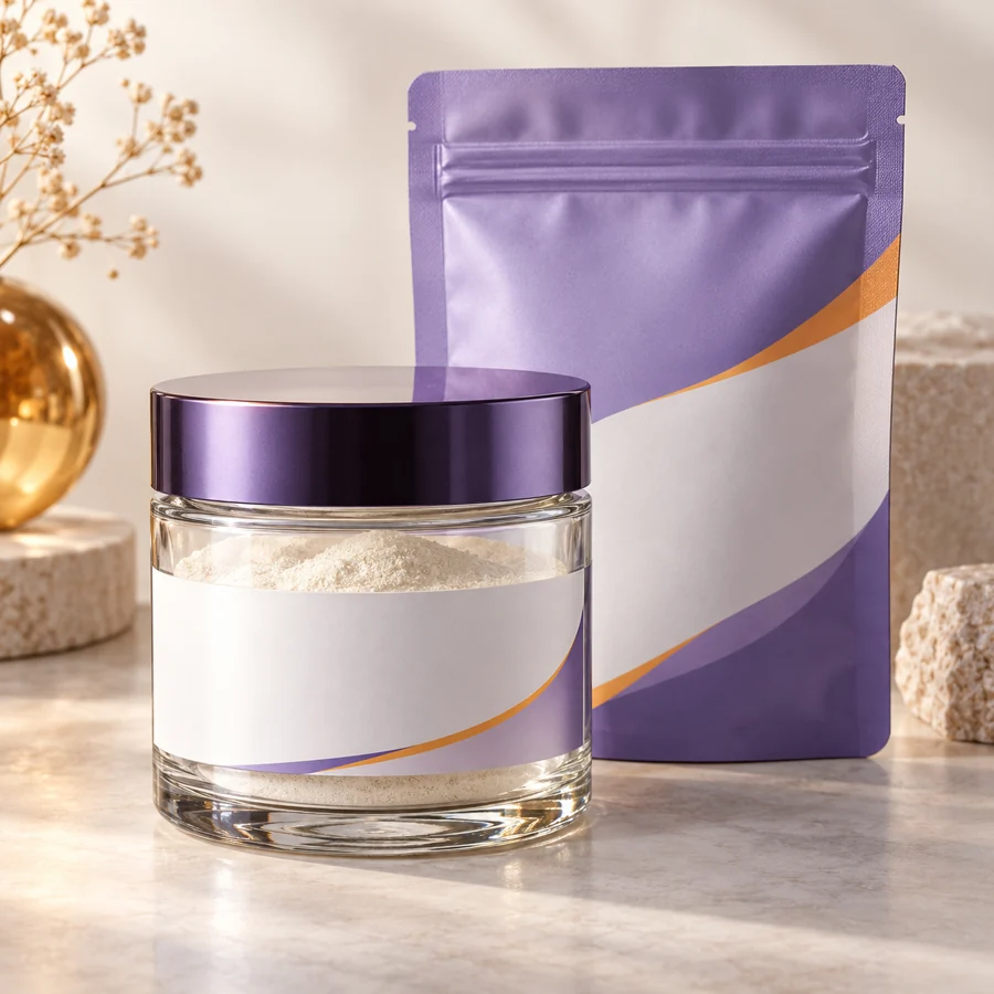 Acetyl Tetrapeptide-9 cosmetic ingredient packaging illustration