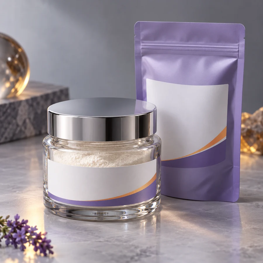 Acetyl Tripeptide-1 cosmetic ingredient packaging illustration