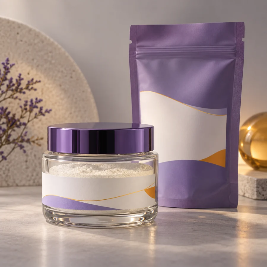Dipeptide-1 cosmetic ingredient packaging illustration