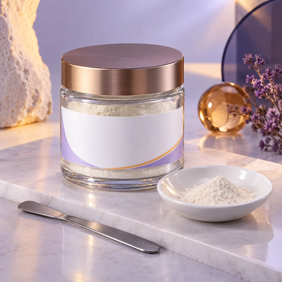 Dipeptide-2 cosmetic ingredient packaging illustration