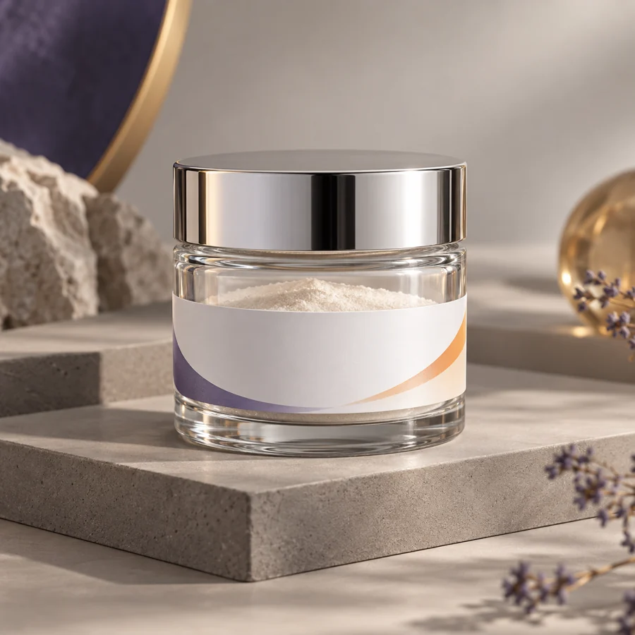 Dipeptide-4 cosmetic ingredient packaging illustration
