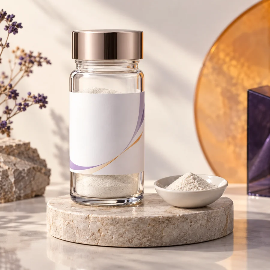 Dipeptide-6 cosmetic ingredient packaging illustration