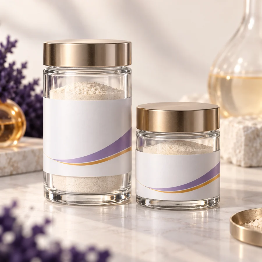 Myristoyl Hexapeptide-16 cosmetic ingredient packaging illustration
