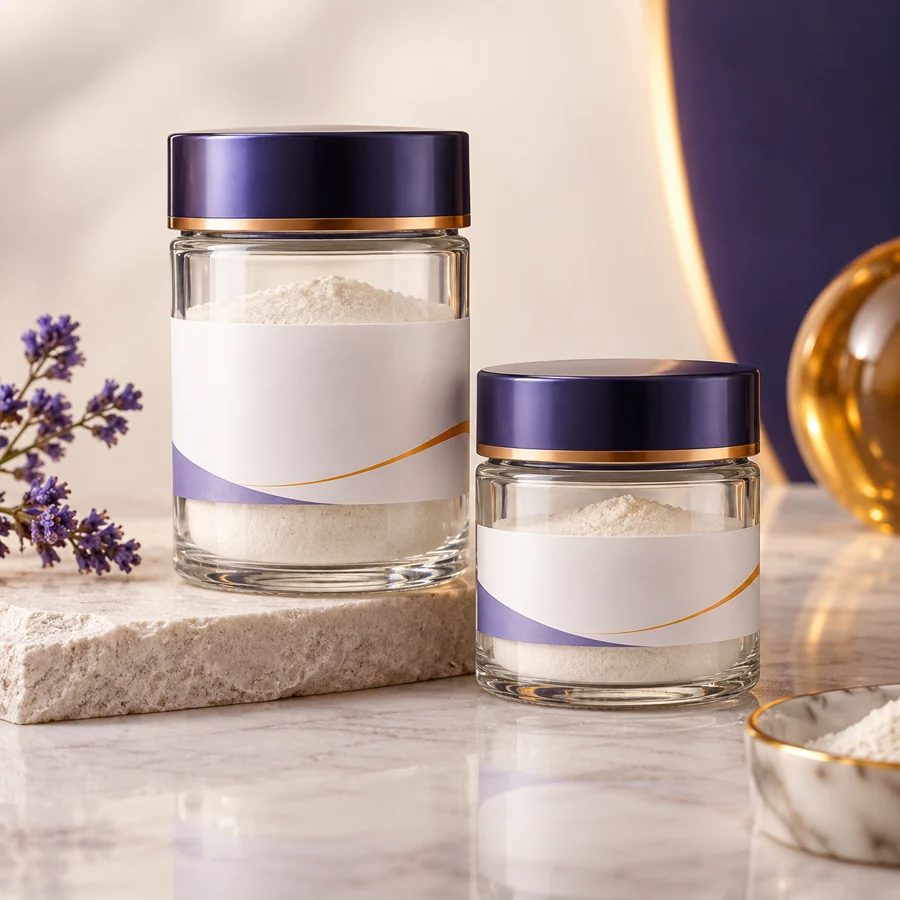 Myristoyl Pentapeptide-4 cosmetic ingredient packaging illustration