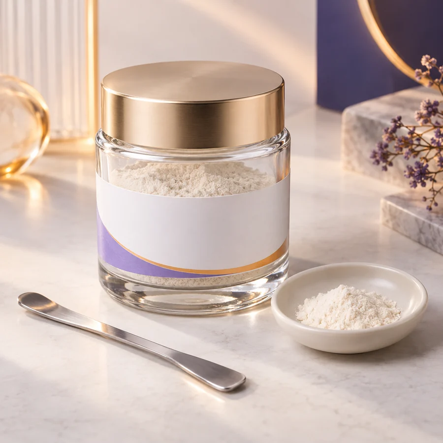Nonapeptide-1 cosmetic ingredient packaging illustration