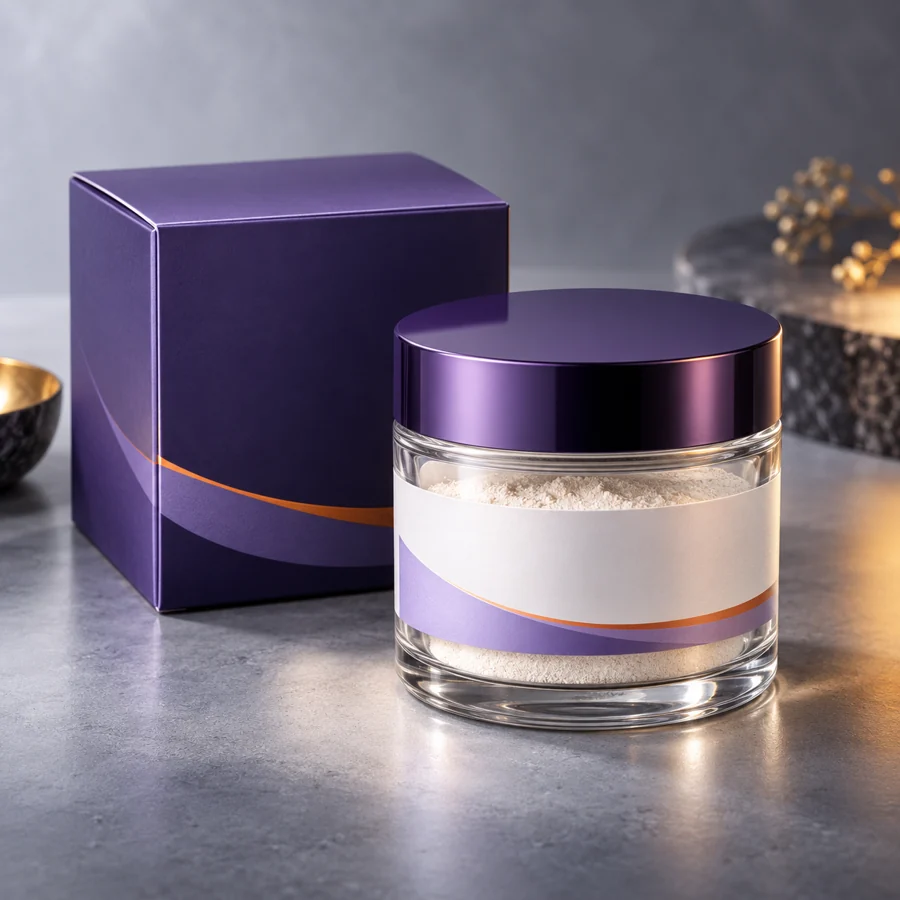 Octapeptide-2 cosmetic ingredient packaging illustration