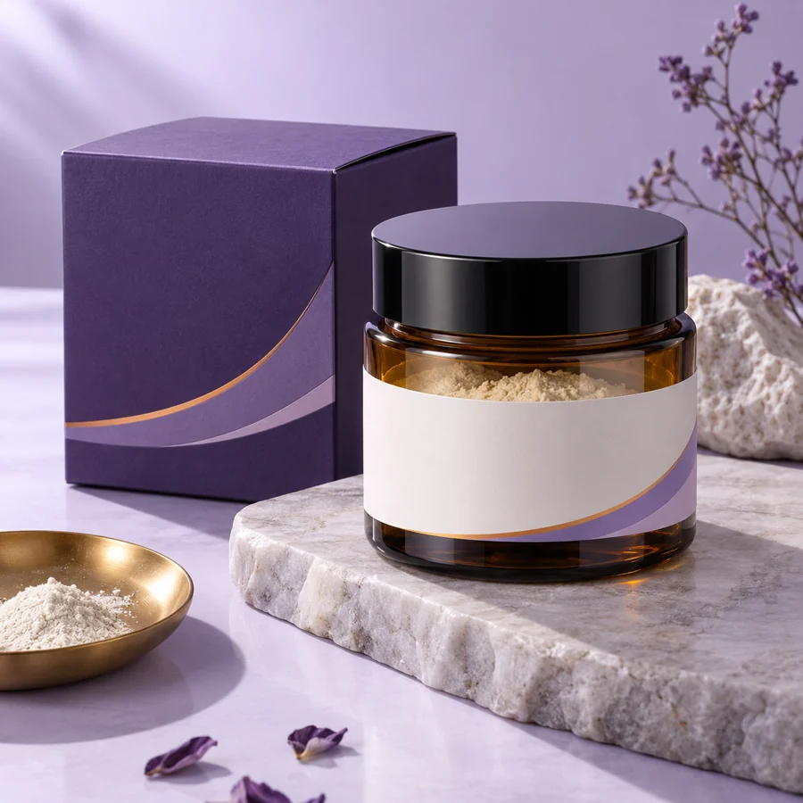 Palmitoyl Dipeptide-5 cosmetic ingredient packaging illustration