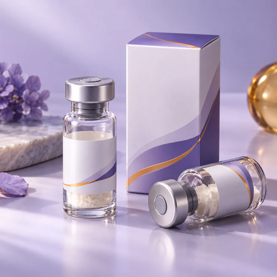 Palmitoyl Pentapeptide-4 Cosmetic Freeze-Dried Powder cosmetic ingredient packaging illustration