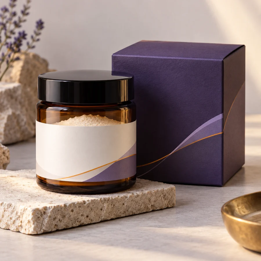 Palmitoyl Tripeptide-1 cosmetic ingredient packaging illustration
