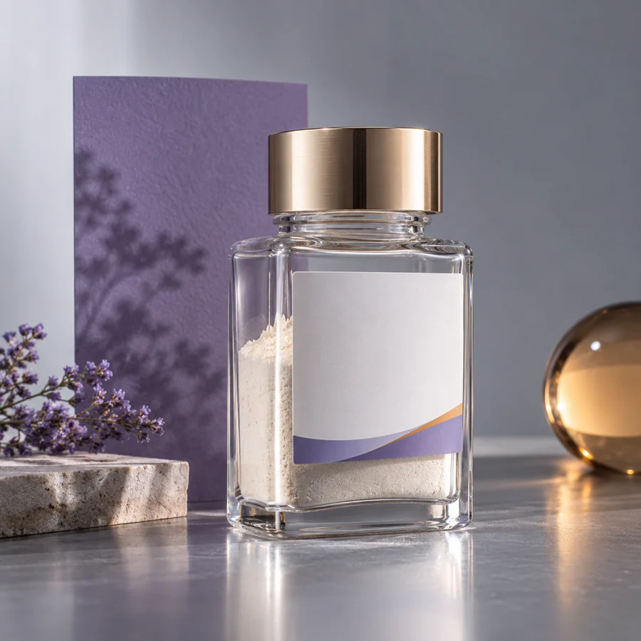 Palmitoyl Tripeptide-36 cosmetic ingredient packaging illustration