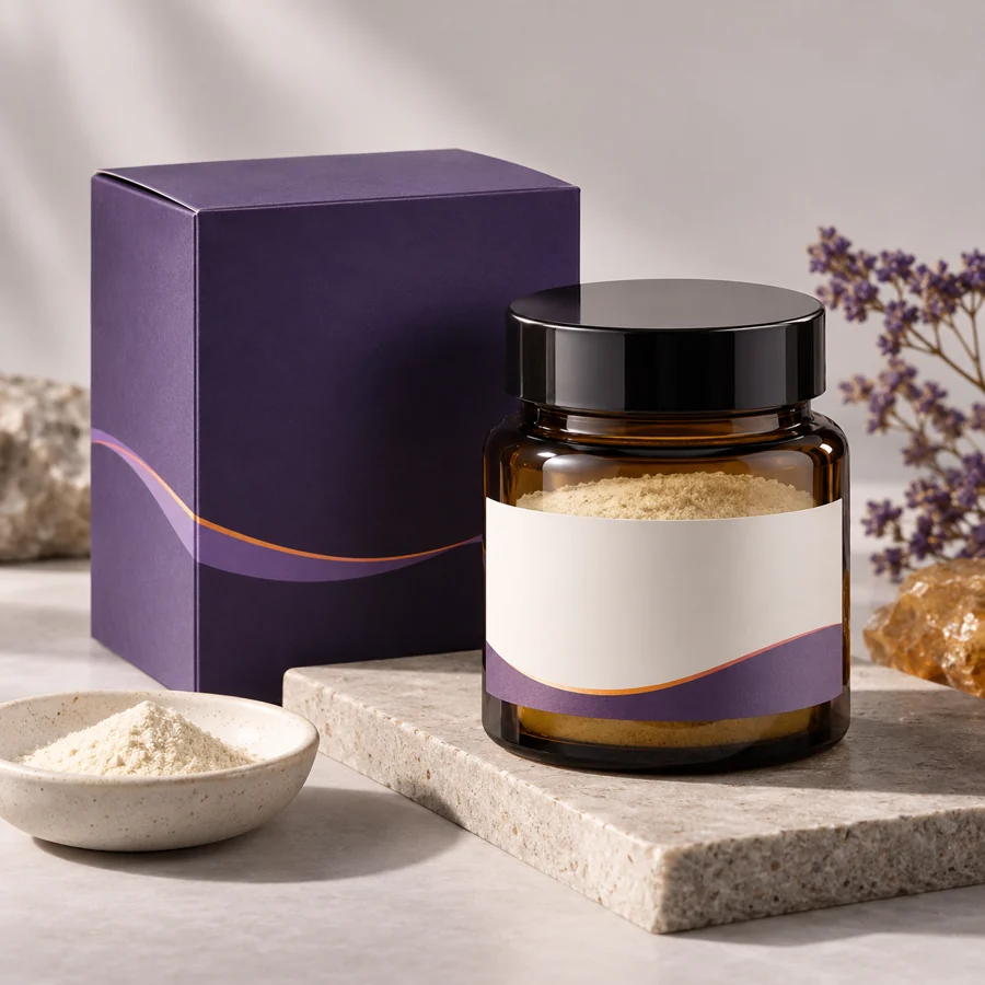 Palmitoyl Tripeptide-38 cosmetic ingredient packaging illustration