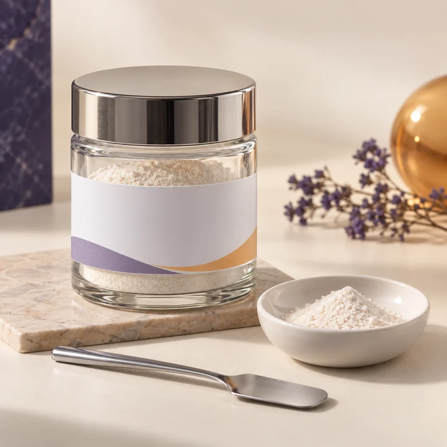 Tetrapeptide-63 Acetate cosmetic ingredient packaging illustration