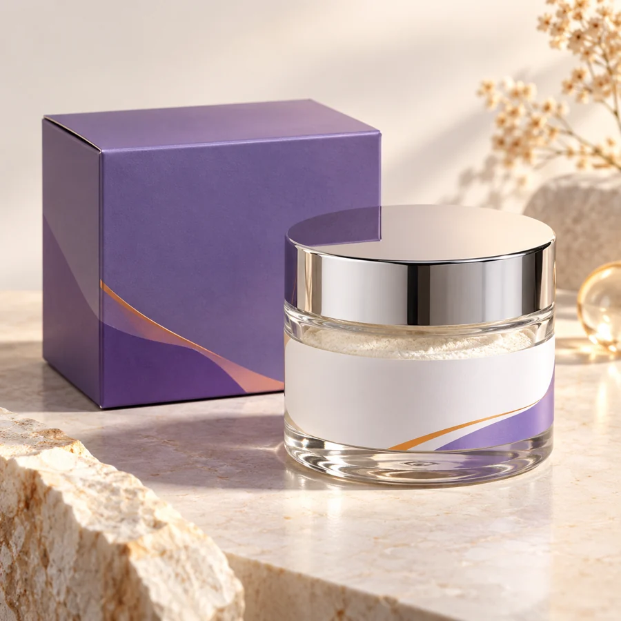 Tripeptide-1 cosmetic ingredient packaging illustration